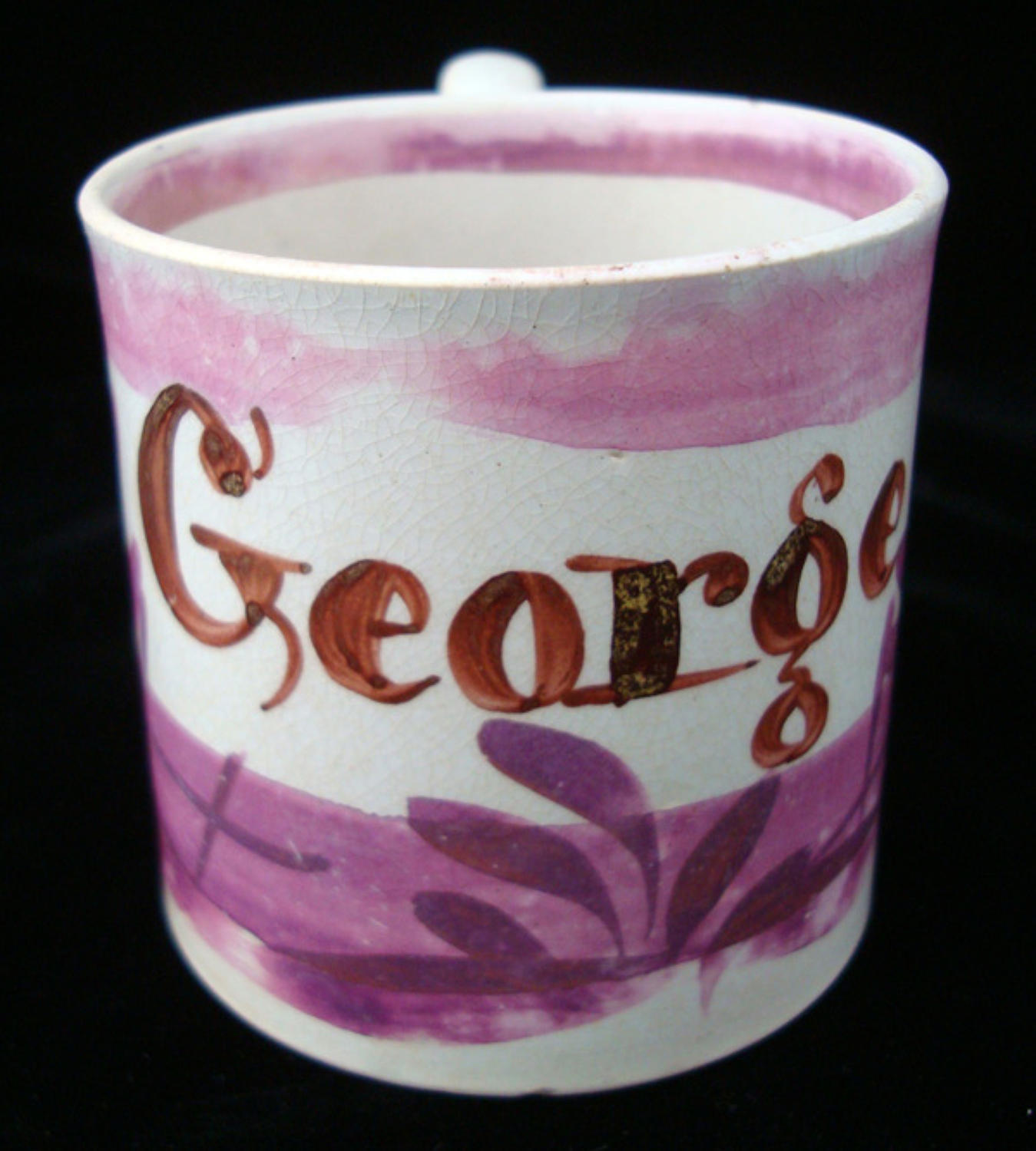 Sunderland Luster Mug ~ GEORGE 1830