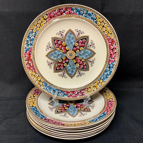 4 ~ Elegant English Victorian Plates ~ PRIMROSE 1881