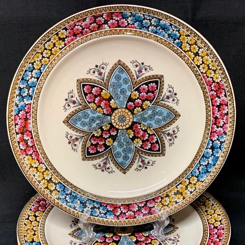 4 ~ Elegant English Victorian Plates ~ PRIMROSE 1881