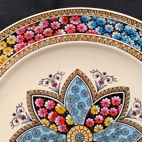 4 ~ Elegant English Victorian Plates ~ PRIMROSE 1881