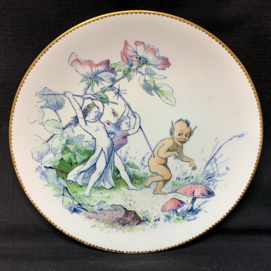 Staffordshire Water Babies Plate ~ Rejected Addressee Fairy Elf 1880