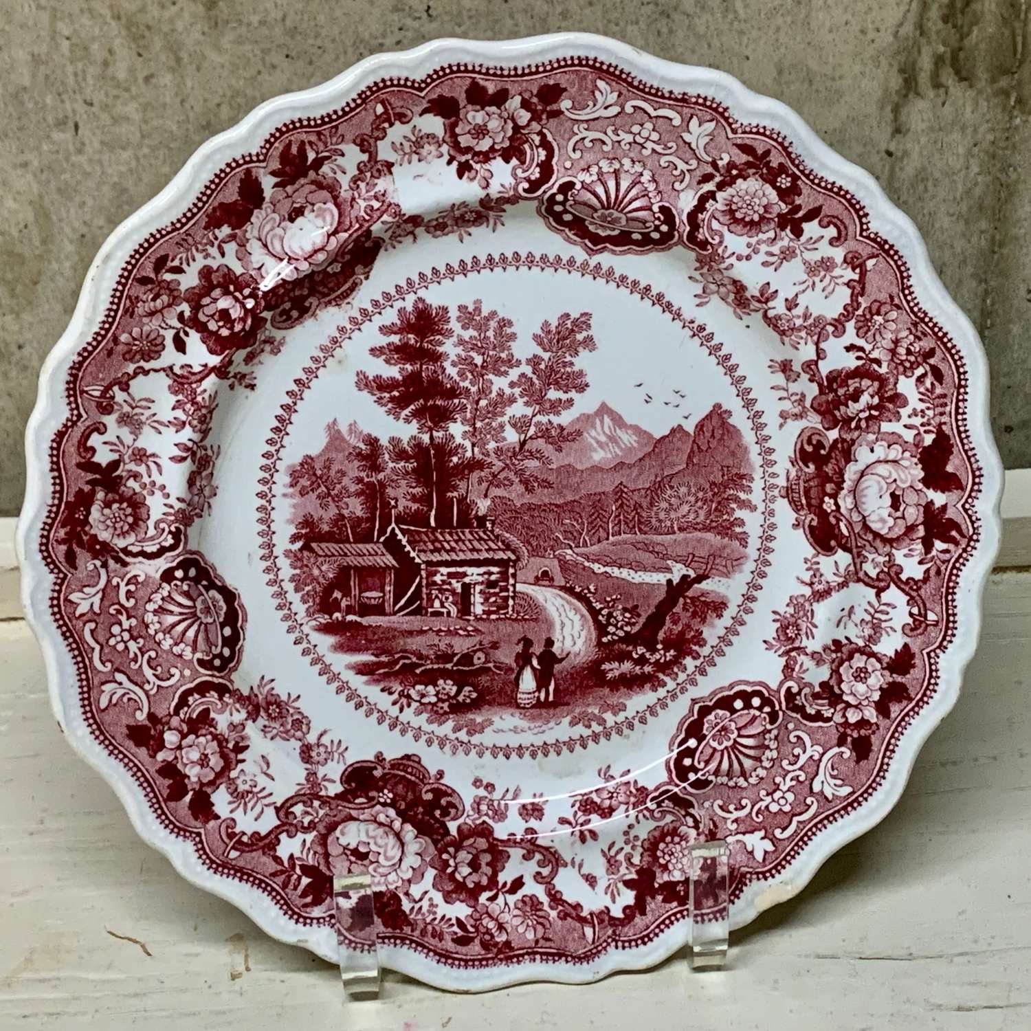 Staffordshire American Historical New Hampshire Plate ~ 1835