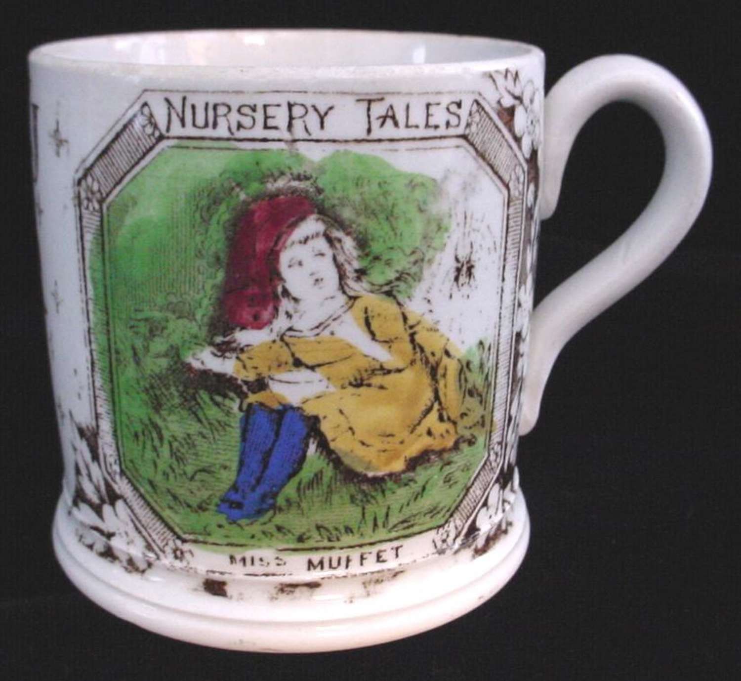 1880 ABC Mug ~ Little Miss Muffet