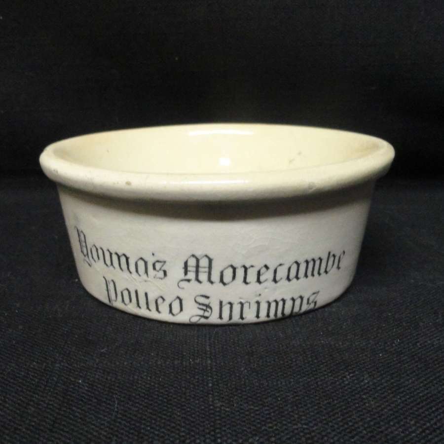 YOUNG’S MORECAMBE  POTTED SHRIMPS c1900