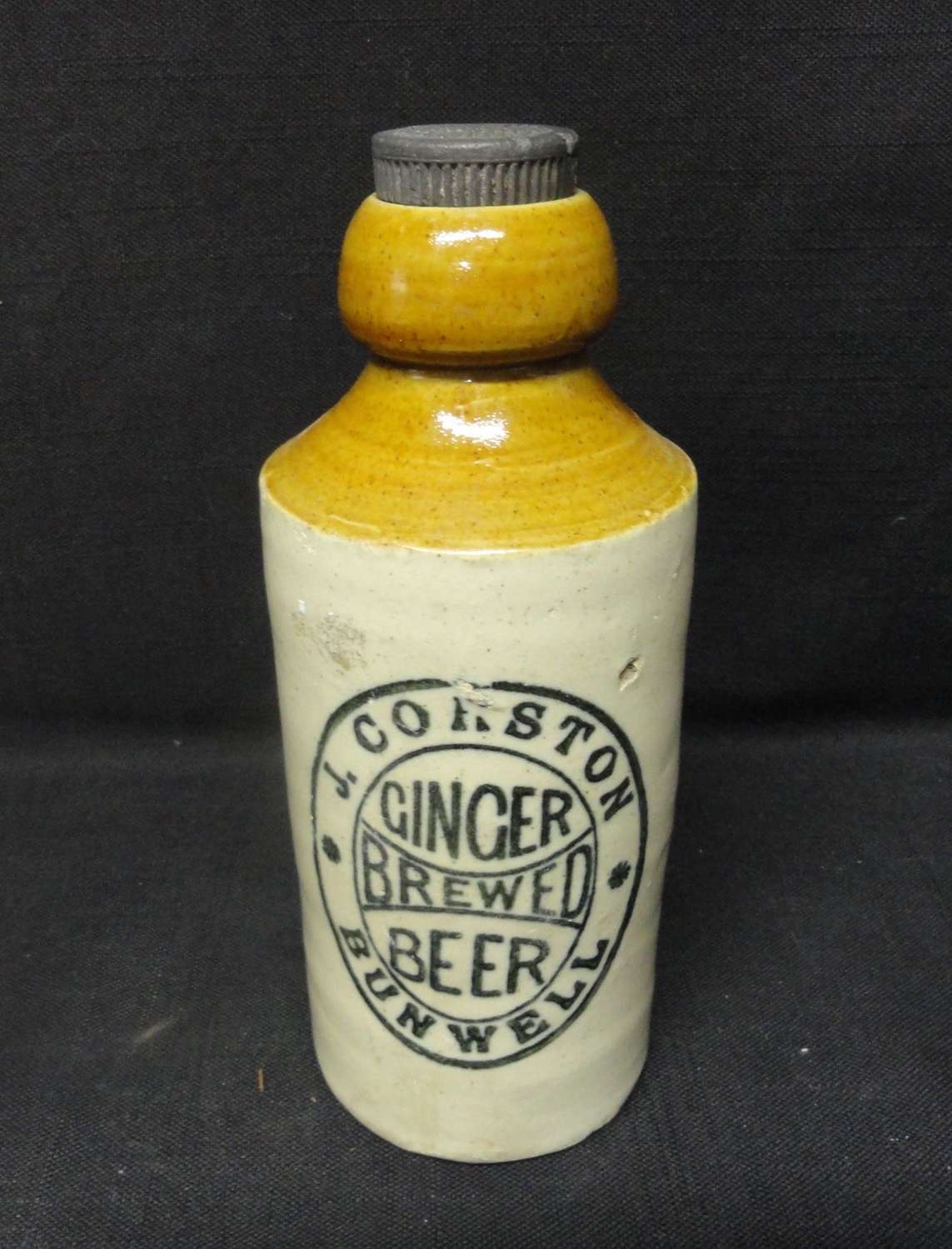 Ginger Beer Stoneware ~ Corston Brewery ~ c. 1900