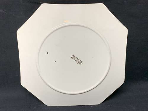 Victorian Aesthetic Movement Plate ~ W E Gladstone 1884 Prime Minister