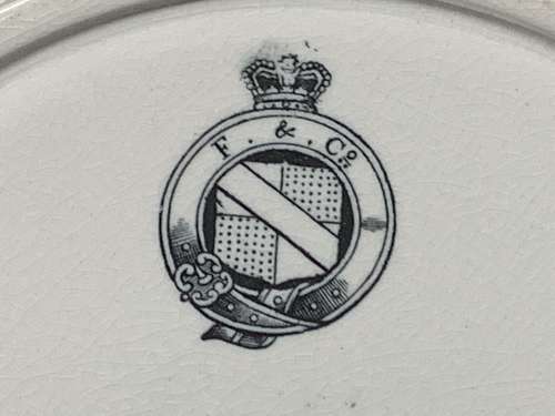 Victorian Aesthetic Movement Plate ~ Queen and Empress Victoria Jubile