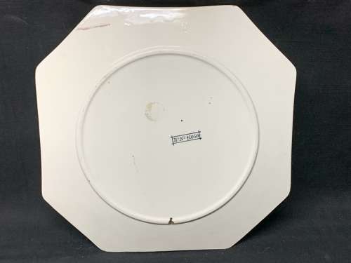 Victorian Aesthetic Movement Plate ~ W E Gladstone Prime Minister 1884