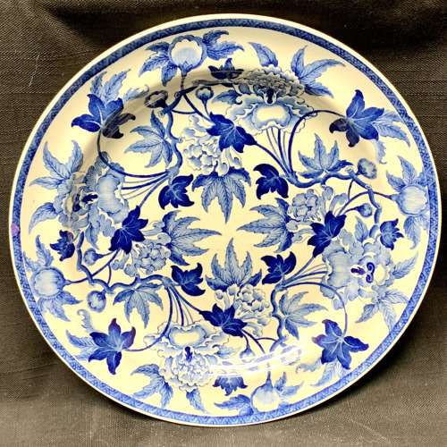 1874 ~ Botanical Transfer Printed Wedgwood Plate
