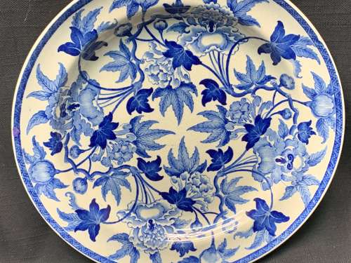 1874 ~ Botanical Transfer Printed Wedgwood Plate