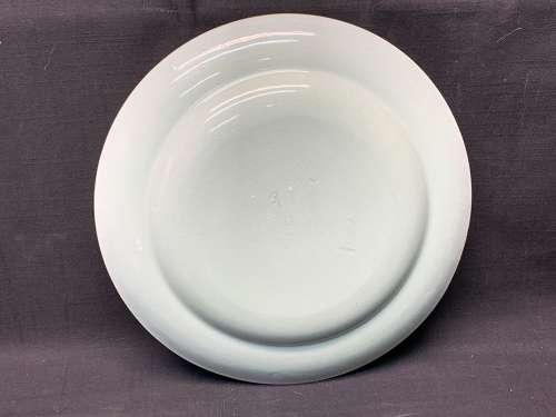 RARE Gustav Leonce Transferware Plate ~ Mother and Chicks 1890