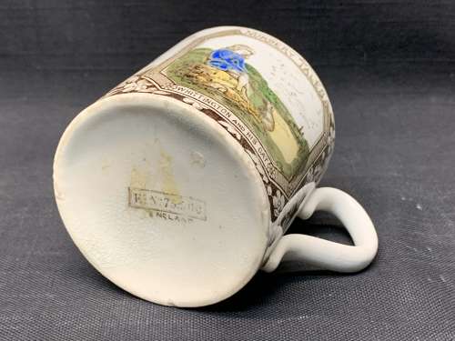 Dick Whittington and his Cat ~ Child’s Alphabet ABC Mug 1880