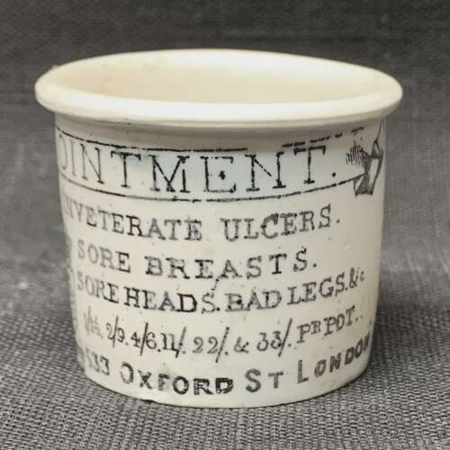 Quack Medicine ~ Sore Breasts / Sore Heads Pot ~ 1880