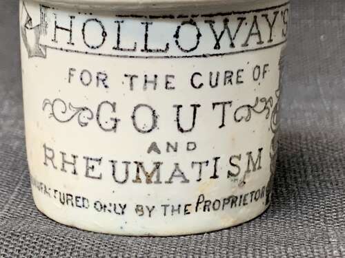Quack Medicine ~ Sore Breasts / Sore Heads Pot ~ 1880