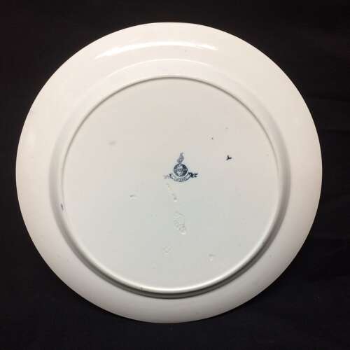 1880 ~ Blue Transferware Faisan Victorian Plate ~ PHEASANT