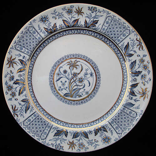 Large Antique Victorian Transfer Plate ~ NORMAN 1875