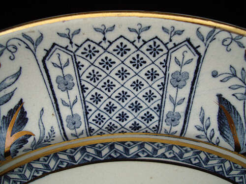 Large Antique Victorian Transfer Plate ~ NORMAN 1875