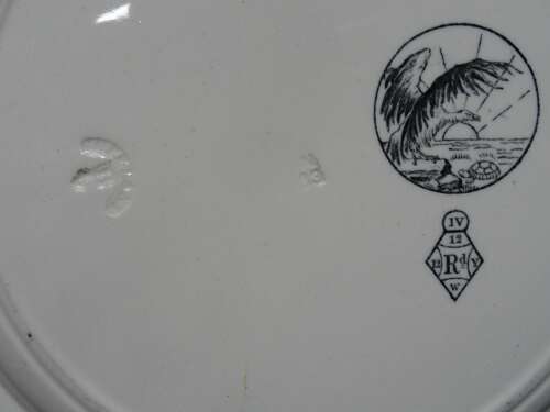 1870 Aesop’s Fables BEAR BEES Plate