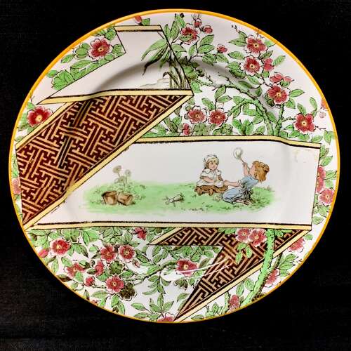 Doulton Antique English Transfer Printed Plate ~ 1920