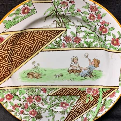 Doulton Antique English Transfer Printed Plate ~ 1920