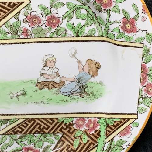 Doulton Antique English Transfer Printed Plate ~ 1920