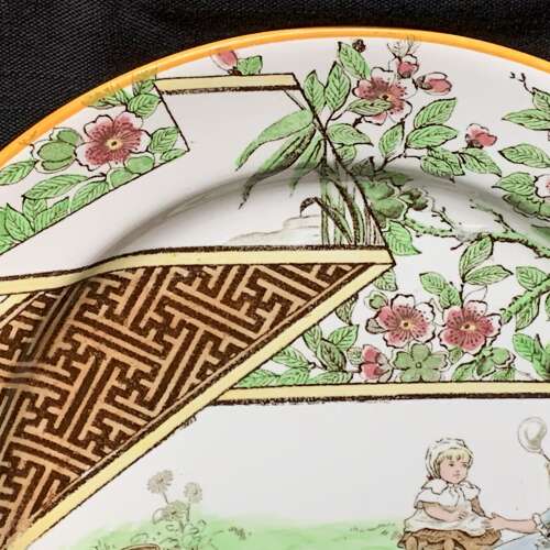 Doulton Antique English Transfer Printed Plate ~ 1920