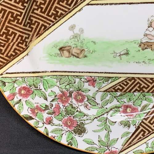 Doulton Antique English Transfer Printed Plate ~ 1920