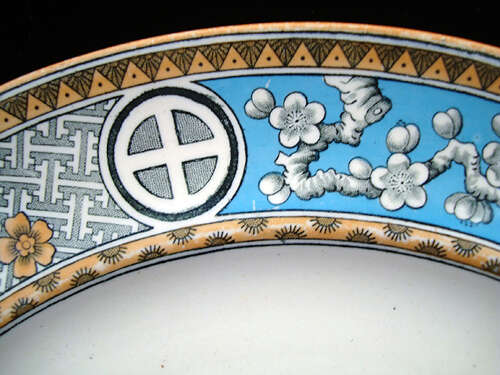 Polychrome Black Transfer Plate ~ LOVEBIRDS 1879