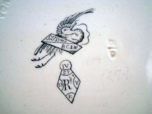 Polychrome Black Transfer Plate ~ LOVEBIRDS 1879