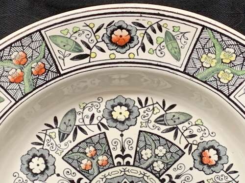 AESTHETIC MOVEMENT Staffordshire Bowl ~ Christopher Dresser 1885