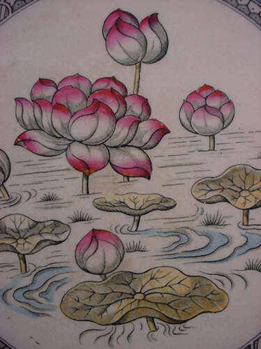 Polychrome Aesthetic Transfer Plate ~ JAPAN 1883