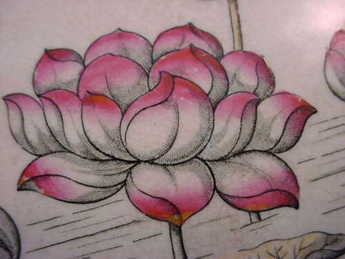 Polychrome Aesthetic Transfer Plate ~ JAPAN 1883
