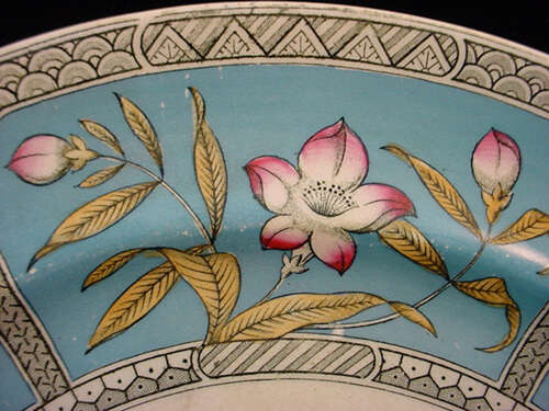 Polychrome Aesthetic Transfer Plate ~ JAPAN 1883