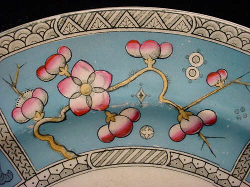 Polychrome Aesthetic Transfer Plate ~ JAPAN 1883