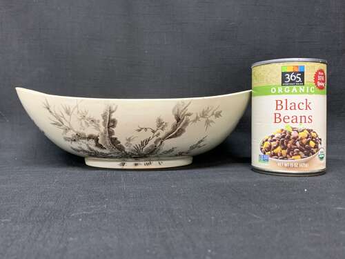 BROWN WEDGWOOD TRANSFERWARE FRUIT BOWL ~ SEAWEED 1883
