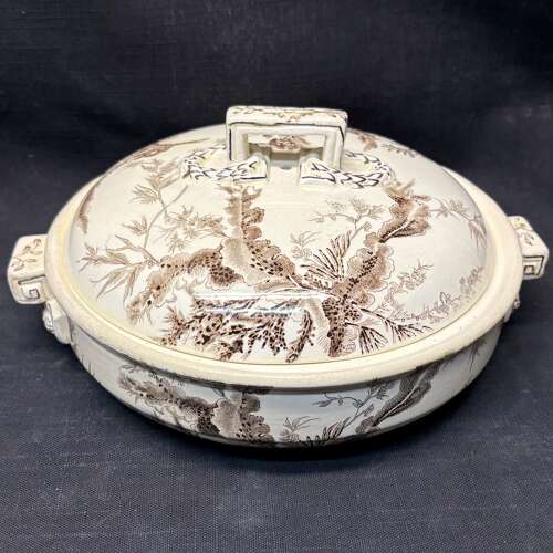 Superb Wedgwood Covered Rare Round Tureen ~ SEAWEED 1883